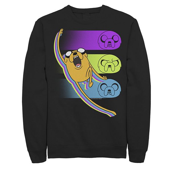 Men's Cartoon Network Adventure Time Jake Emotions Sweatshirt