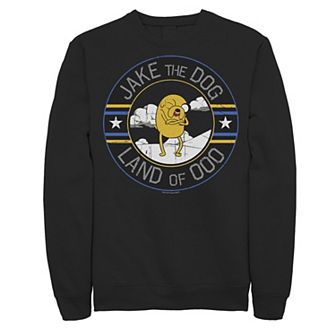 Men's Cartoon Network Adventure Time Jake The Dog Land Of Ooo Graphic Sweatshirt Pullover