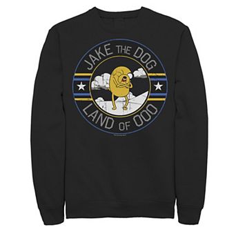 Men's Cartoon Network Adventure Time Jake The Dog Land Of Ooo Graphic Sweatshirt Pullover