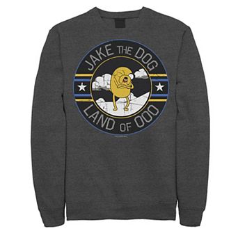 Men's Cartoon Network Adventure Time Jake The Dog Land Of Ooo Graphic Sweatshirt Pullover