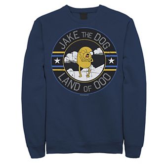 Men's Cartoon Network Adventure Time Jake The Dog Land Of Ooo Graphic Sweatshirt Pullover