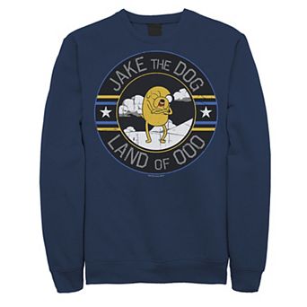 Men's Cartoon Network Adventure Time Jake The Dog Land Of Ooo Graphic Sweatshirt Pullover