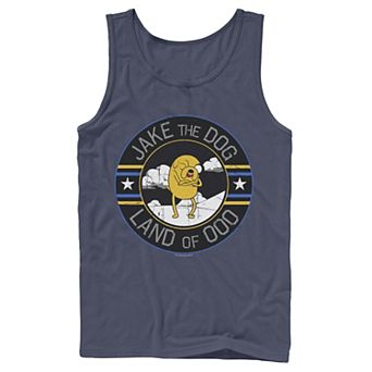 Men's Cartoon Network Adventure Time Jake The Dog Land Of Ooo Tank Top