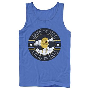 Men's Cartoon Network Adventure Time Jake The Dog Land Of Ooo Tank Top