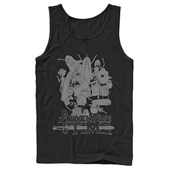 Men's Cartoon Network Adventure Time Splash Tank Top