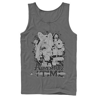Men's Cartoon Network Adventure Time Splash Tank Top