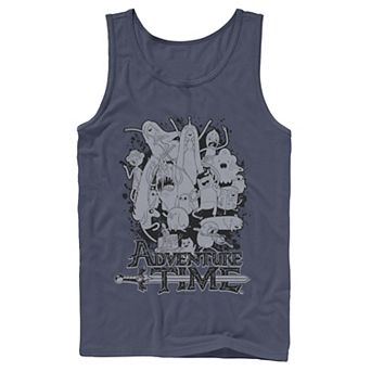 Men's Cartoon Network Adventure Time Splash Tank Top