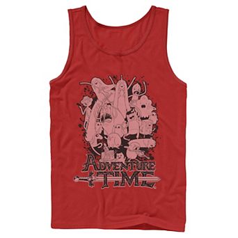 Men's Cartoon Network Adventure Time Splash Tank Top