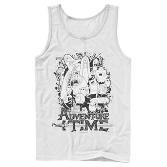 Men's Cartoon Network Adventure Time Splash Tank Top
