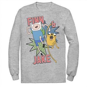 Men's Cartoon Network Adventure Time Finn & Jake Kapows Tee