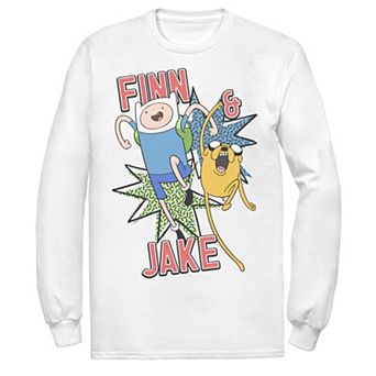 Men's Cartoon Network Adventure Time Finn & Jake Kapows Tee