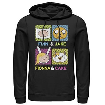 Men's Cartoon Network Adventure Time Finn & Jake Fionna & Cake Hoodie