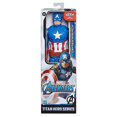 Marvel Avengers Titan Hero Series Blast Gear Captain America Action Figure by Hasbro