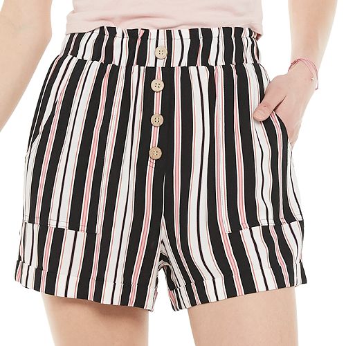 Juniors Joe B Button Front Challis Shorts