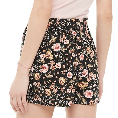 Juniors' Joe B Cargo Pocket Challis Shorts