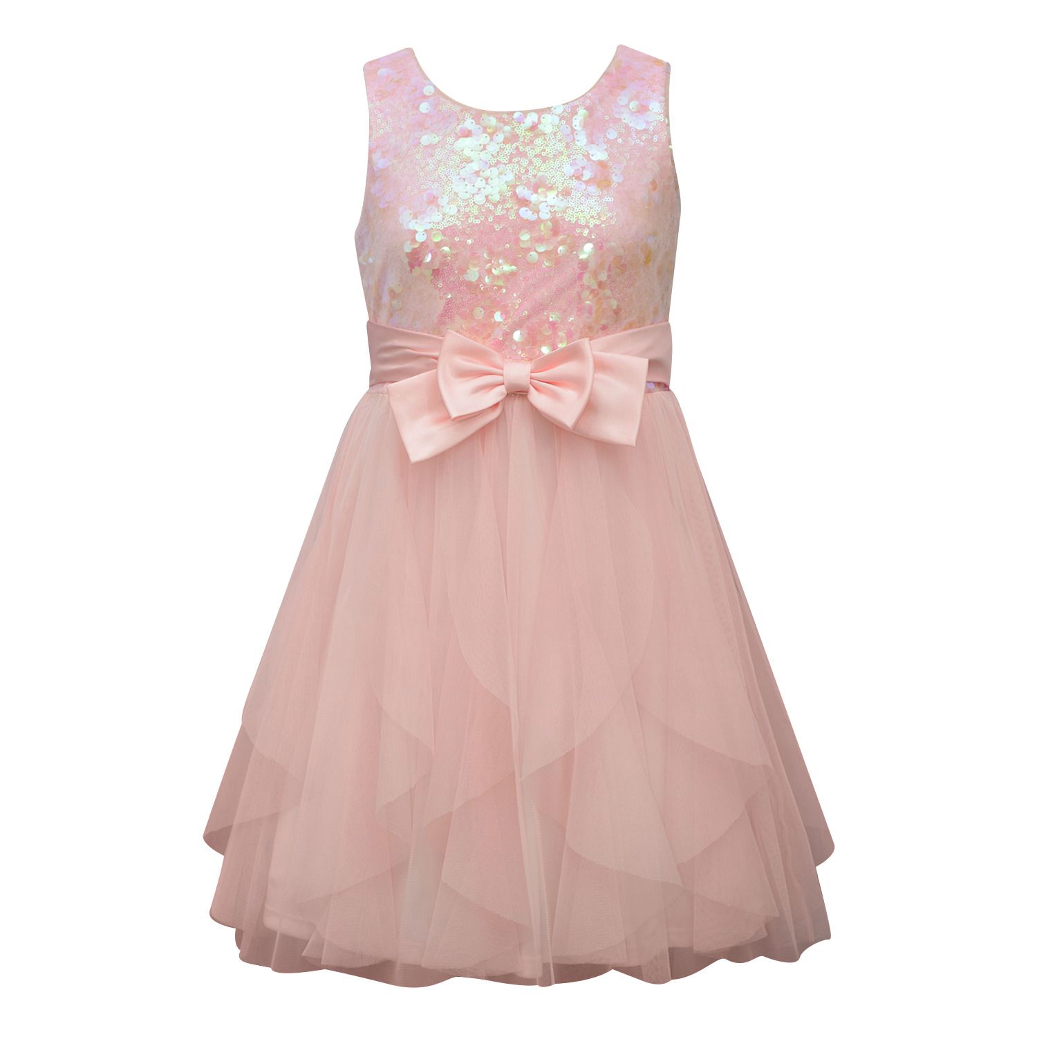 girls dusky pink dress