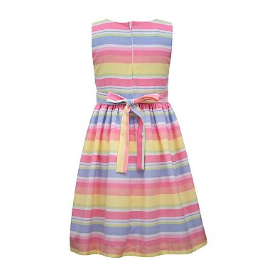 Girls 7-16 Bonnie Jean Multicolor Striped Dress