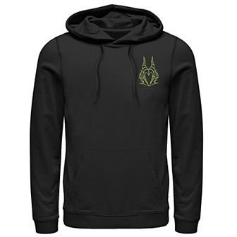 Disney Villains Maleficent Pocket Outline Men's Hoodie