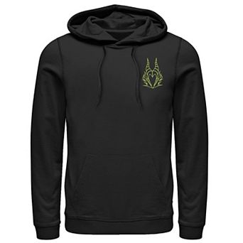 Disney Villains Maleficent Pocket Outline Men's Hoodie