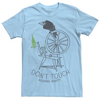 Men's Disney's Sleeping Beauty Don't Touch Spinning Wheel Tee