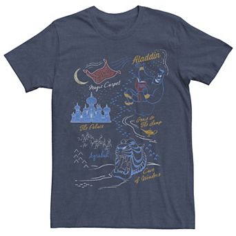 Men's Disney Villains Distressed Circle Group Shot Tee