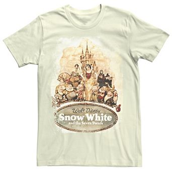 Disney's Snow White And The Seven Dwarfs Vintage Poster Men's Tee
