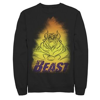 Men's Disney's Beauty And The Beast Glowing Beast Portrait Sweatshirt