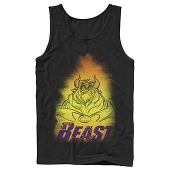 Disney's Beauty and the Beast Men's Glowing Beast Tank Top