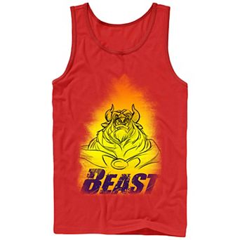 Disney's Beauty and the Beast Men's Glowing Beast Tank Top