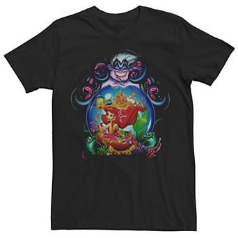 Disney's The Little Mermaid Ariel And Ursula Men's Tee