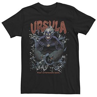 Disney's The Little Mermaid Ursula Men's Poor Unfortunate Souls Poster Tee