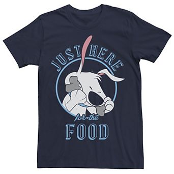 Men's Disney's Mulan Little Brother Just Here For The Food Portrait Tee
