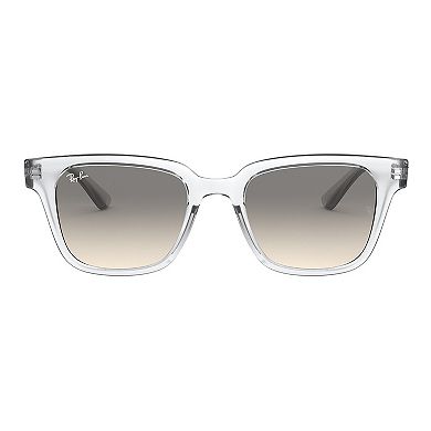 Unisex Ray-Ban RB4323 Transparent 51mm Square Sunglasses