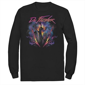 Men's Disney's The Princess and the Frog Dr. Facilier Rock N Roll Style Long Sleeve Tee