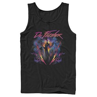 Disney's The Princess and the Frog Dr. Facilier Men's Rock N Roll Style Portrait Tank Top