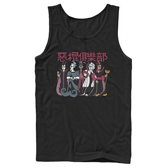 Disney's Villains Hanzi Villains Club Men's Group Shot Tank Top