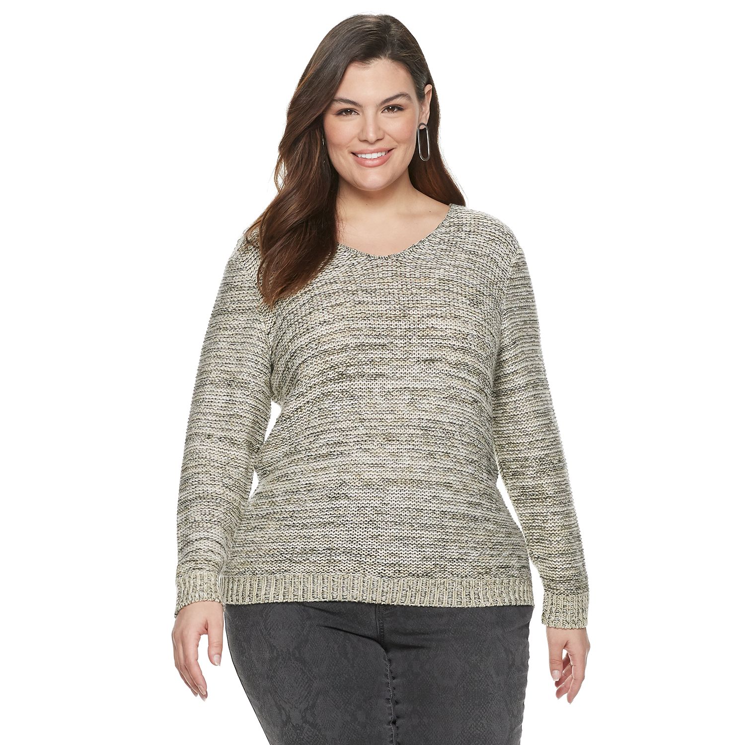 kohls plus size sweaters