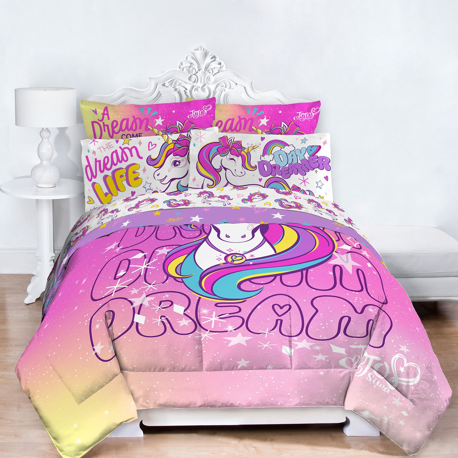 JoJo Siwa For Girls Fast Delivery New Delta Children Upholstered Twin Bed 