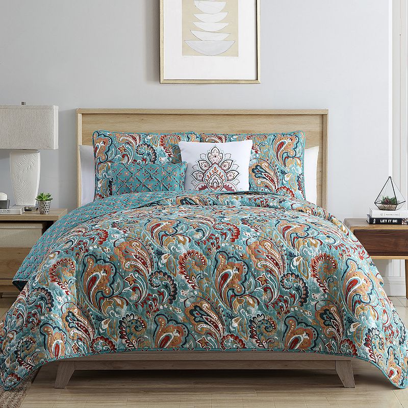 Cadica 5PC King Quilt Set