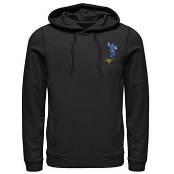 Disney's Aladdin Men's Live Action Genie's Lamp Pocket Logo Hoodie