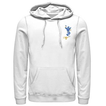 Disney's Aladdin Men's Live Action Genie's Lamp Pocket Logo Hoodie