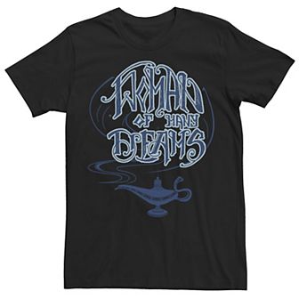 Men's Disney's Aladdin Live Action Woman of Many Dreams Lamp Tee