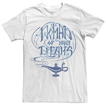 Men's Disney's Aladdin Live Action Woman of Many Dreams Lamp Tee