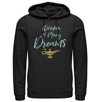 Disney's Aladdin Men's Live Action Woman Of Many Dreams Word Stack Hoodie