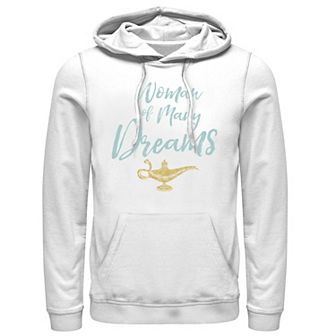 Disney's Aladdin Men's Live Action Woman Of Many Dreams Word Stack Hoodie