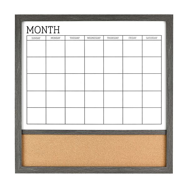 Belle Maison Dry Erase Calendar 