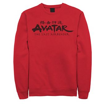 Mens Avatar The Last Airbender Painted Show Ideograph Logo Sweatshirt