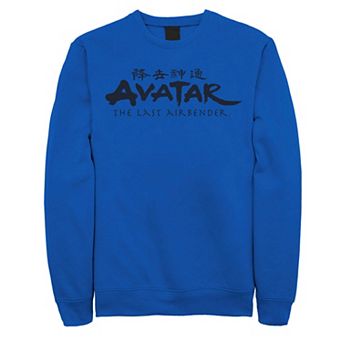 Mens Avatar The Last Airbender Painted Show Ideograph Logo Sweatshirt