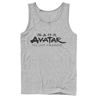 Men's Avatar The Last Airbender Painted Show Ideograph Logo Tank Top