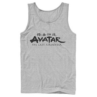 Men's Avatar The Last Airbender Painted Show Ideograph Logo Tank Top